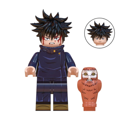 Figura Tipo Lego Megumi Con Daruma - Jujutsu Kaisen