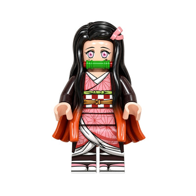 Figura Tipo Lego Nezuko - Demon Slayer