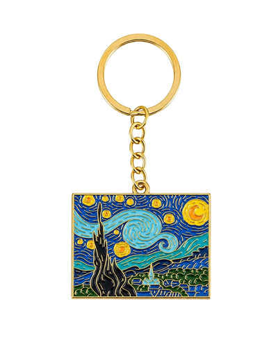 Llavero Cuadro La Noche Estrellada De Vincent Van Gogh