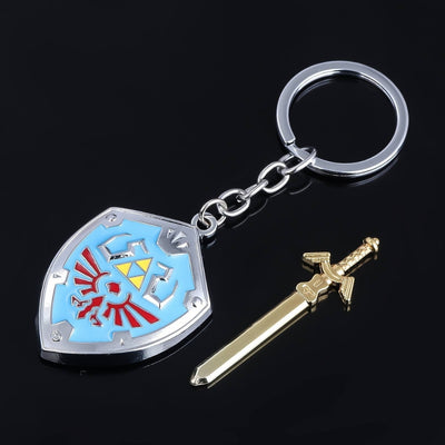 Llavero Escudo Con Espada Zelda - The Legend Of Zelda