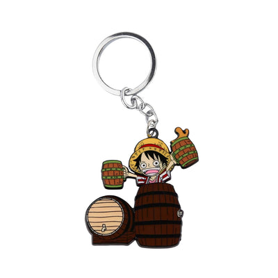 Llavero Luffy Barril - One Piece