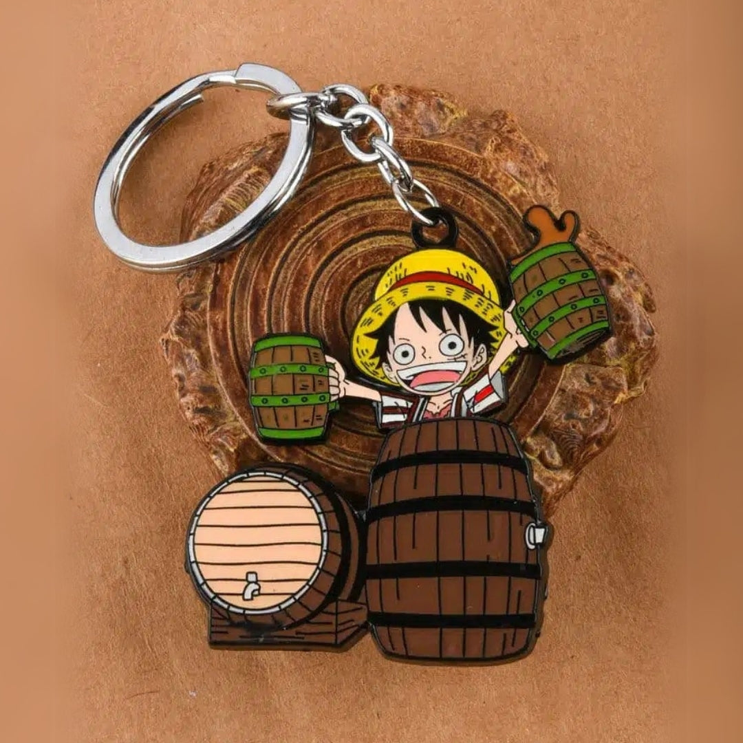 Llavero Luffy Barril - One Piece