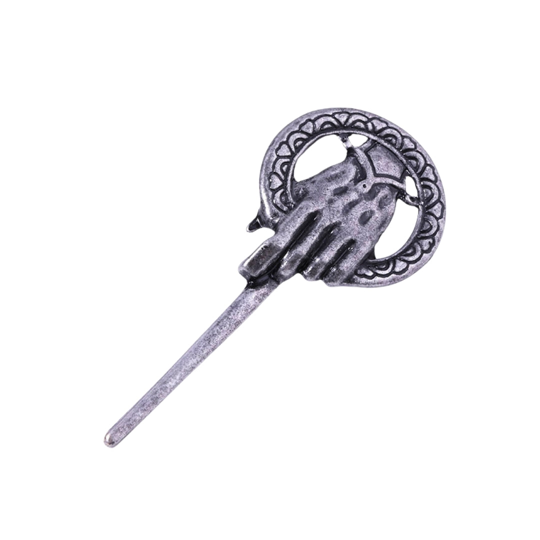 Pin Mano Del Rey Plata