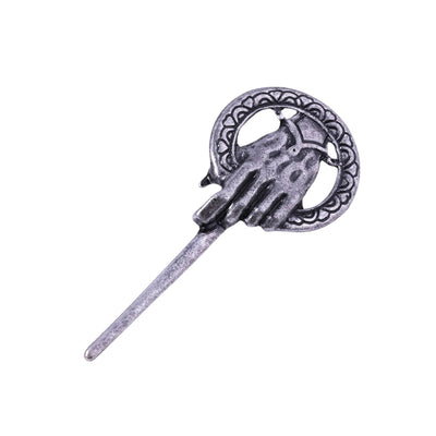 Pin Mano Del Rey Plata