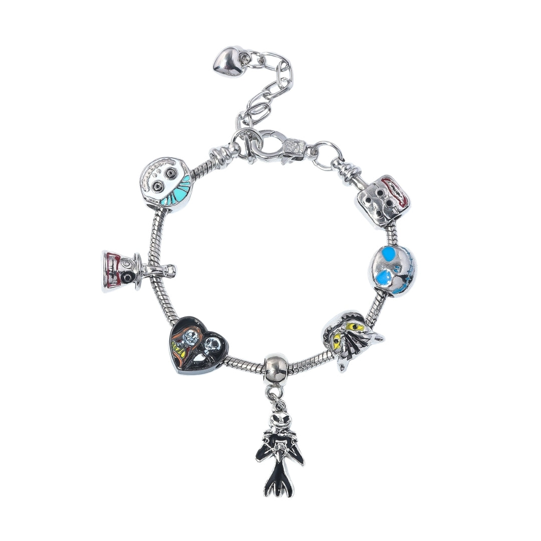 Pulsera Con Charms Jack Skellington (Corazon) - The Nightmare Before Christmas