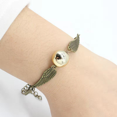 Pulsera Snitch Bronce (Harry Potter)