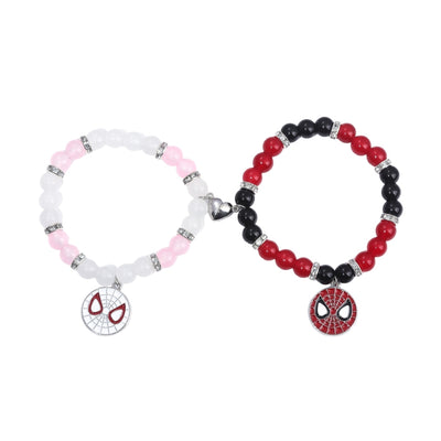 Set Pulseras Piedras Pareja Spiderman - Marvel