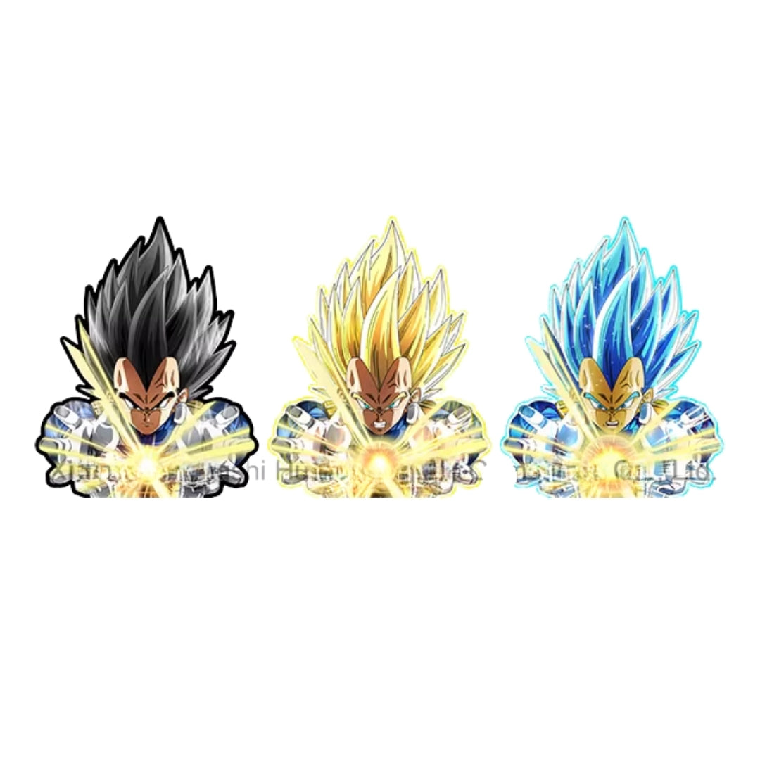 Sticker 3D Vegeta - Dragon Ball Z