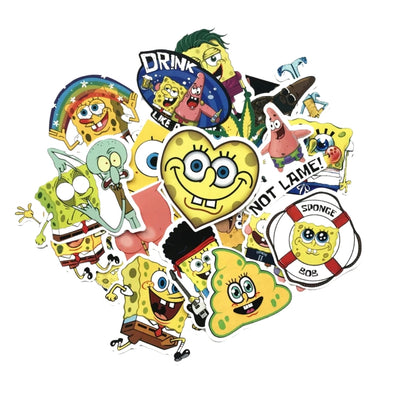 Sticker Variado Bob Esponja 22 Unidades - Bob Esponja