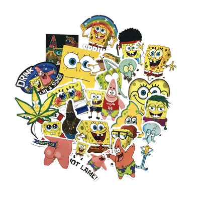 Sticker Variado Bob Esponja 22 Unidades - Bob Esponja