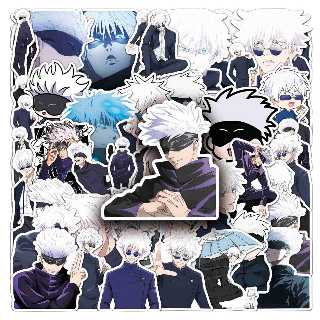 Sticker Variado Gojo 50 Unidades - Jujutsu Kaisen