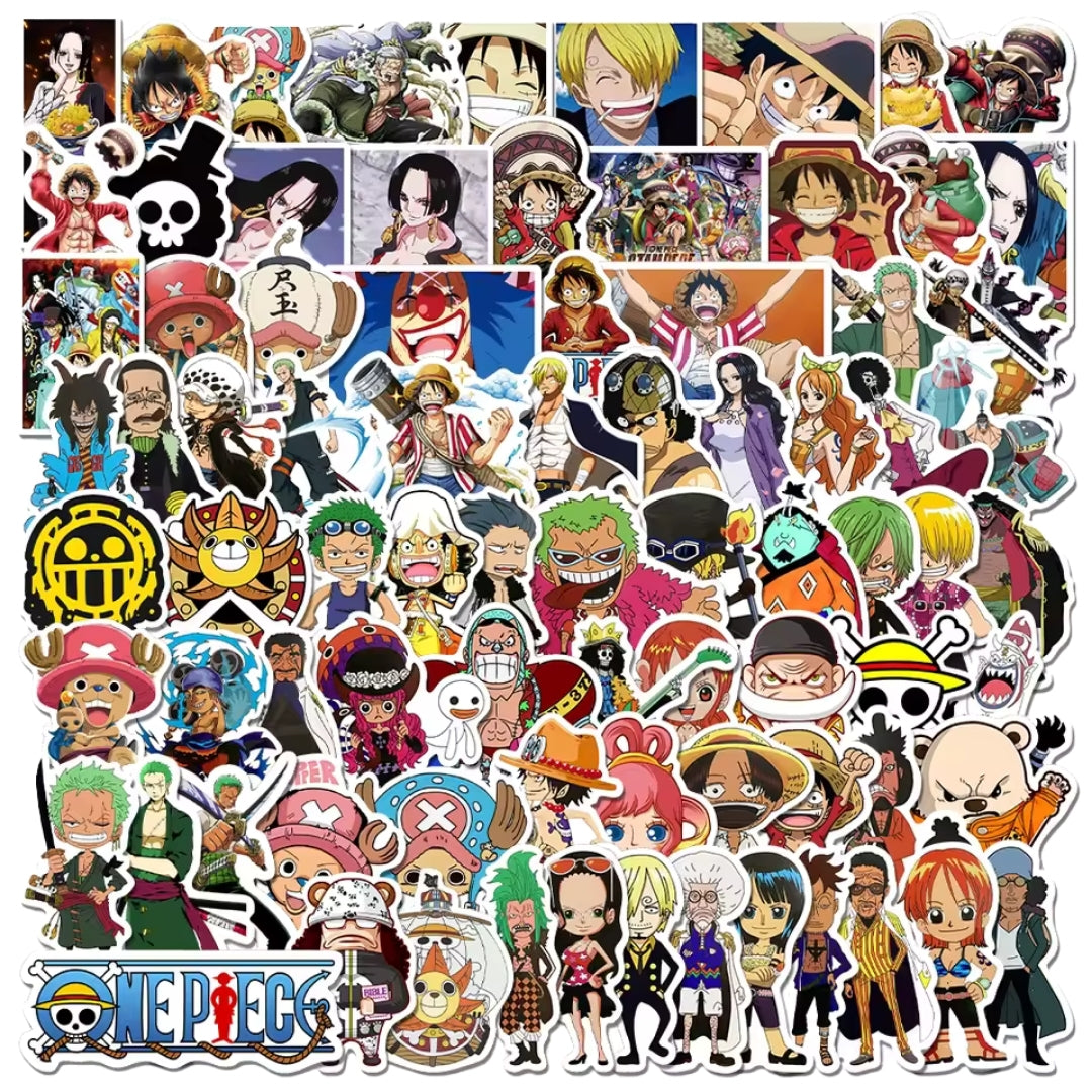 Sticker Variado One Piece 100 Unidades - One Piece