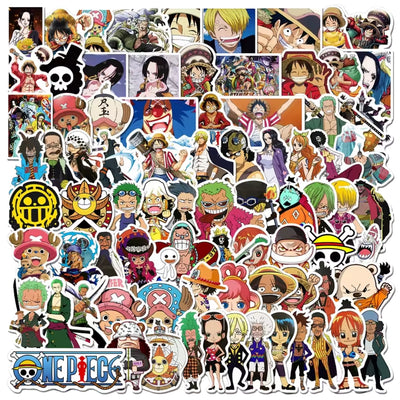 Sticker Variado One Piece 100 Unidades - One Piece