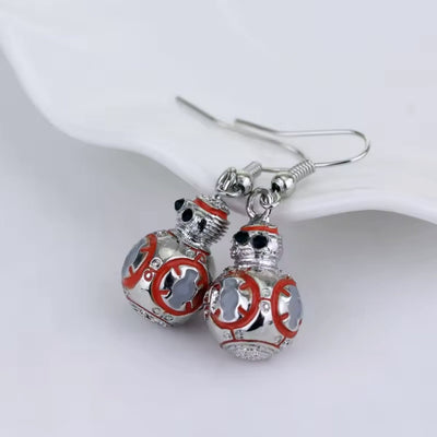 Aretes BB-8 Colgantes