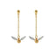 Aretes Colgantes Snitch Dorada - Harry Potter