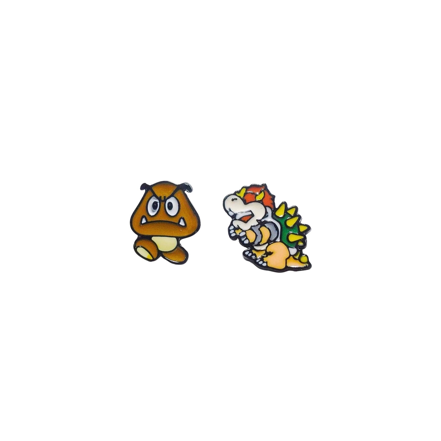 Aretes Goomba Y Bowser - Nintendo