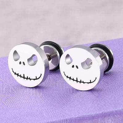 Aretes Rostro Jack Skellington - The Nightmare Before Christmas