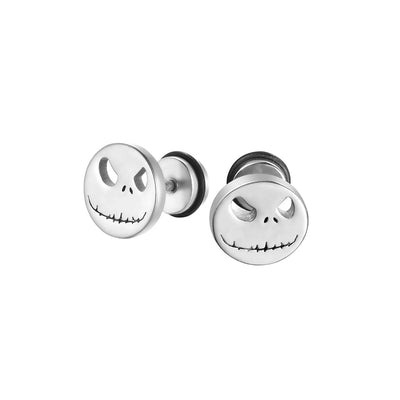 Aretes Rostro Jack Skellington - The Nightmare Before Christmas