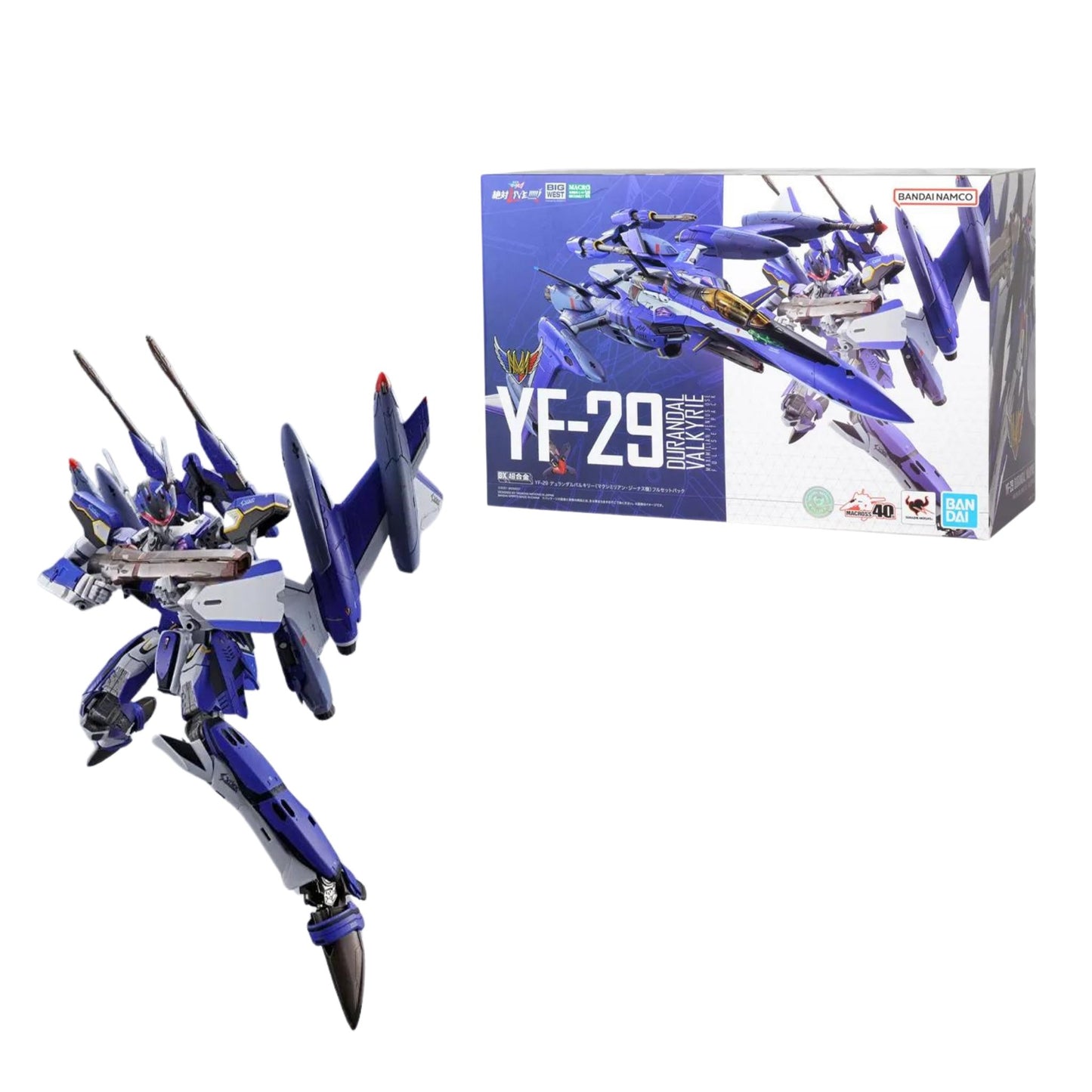 Bandai Tamashi Nations Vf-29 Durandal Valkyrie Dx Chogokin 4573102634733