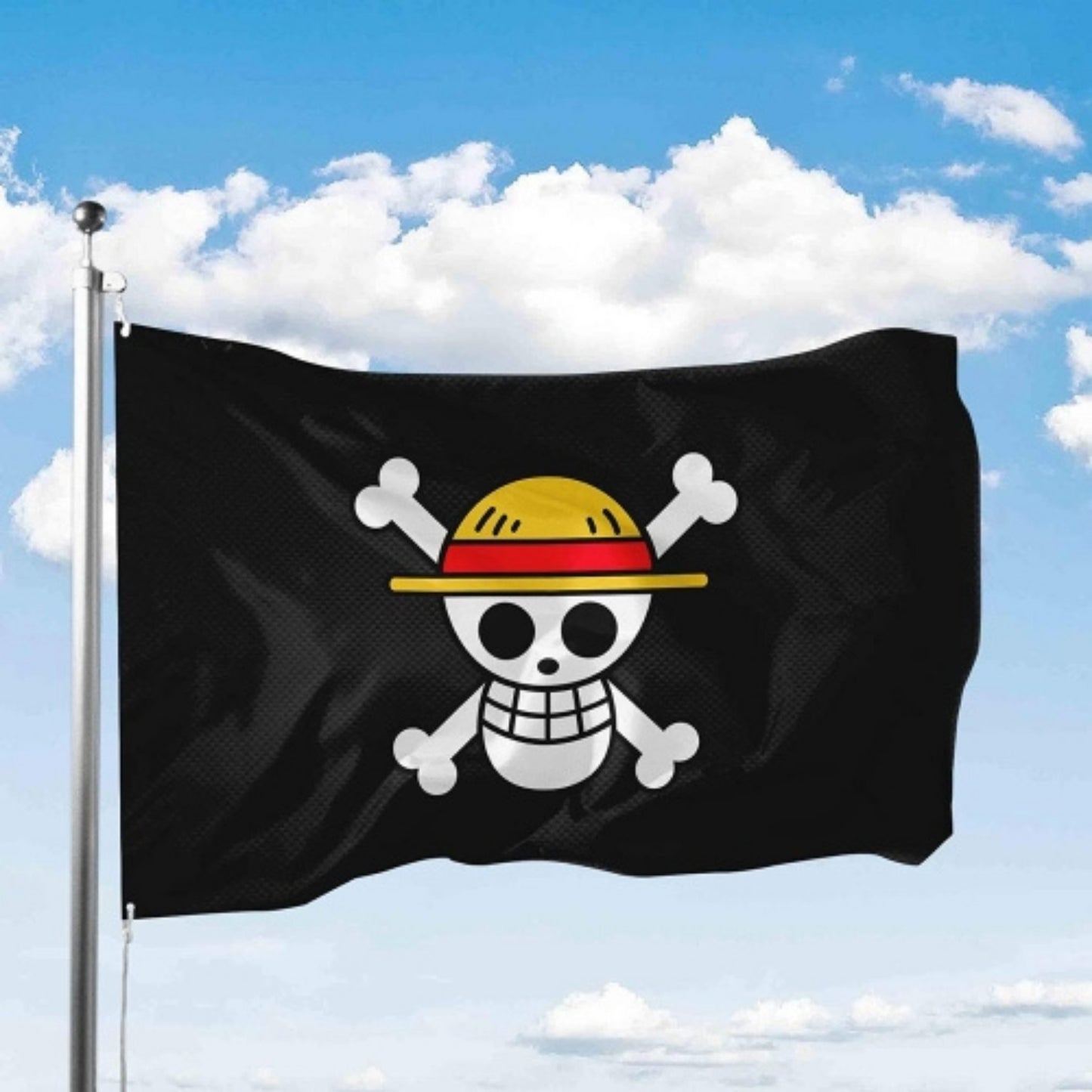 Bandera Calavera De Luffy 150x90 - One Piece