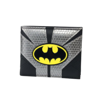 Billetera Batman Plateada Con Negro - Batman
