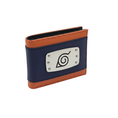 Billetera Bincha Konoha Azul Con Naranja - Naruto