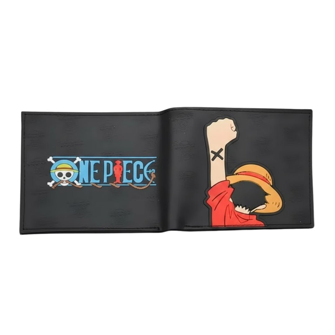 Billetera Luffy Puño Arriba - One Piece