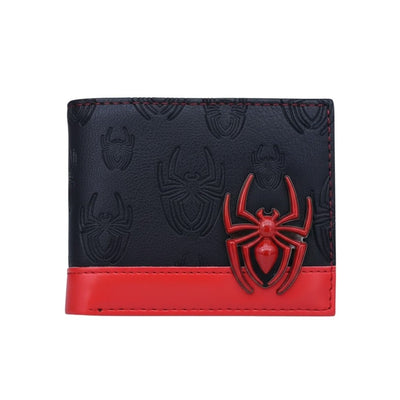 Billetera Negra Con Araña Roja Spiderman - Marvel