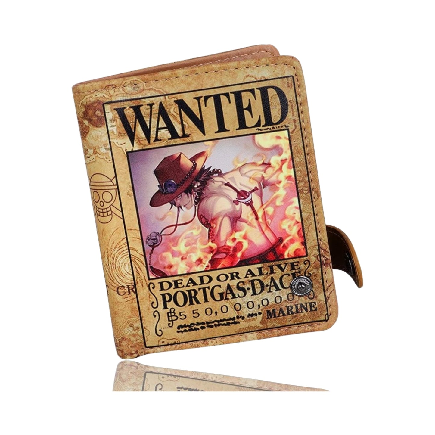 Billetera Wanted Portgas D. Ace - One Piece