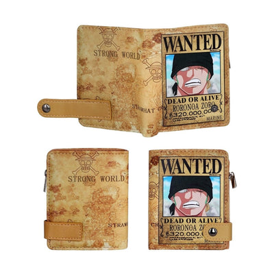 Billetera Wanted Zoro - One Piece