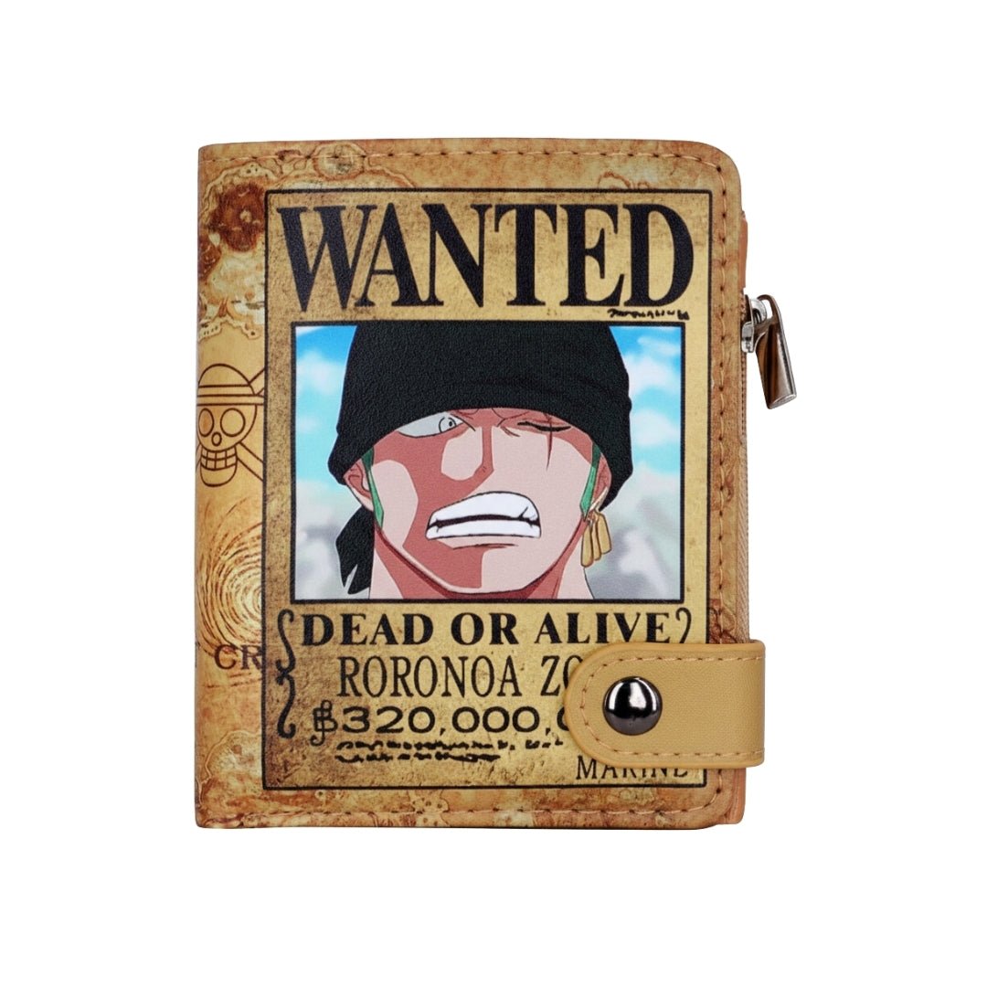 Billetera Wanted Zoro - One Piece
