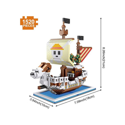 Blocks Puzzle Goin Merry 1520 Pcs - One Piece