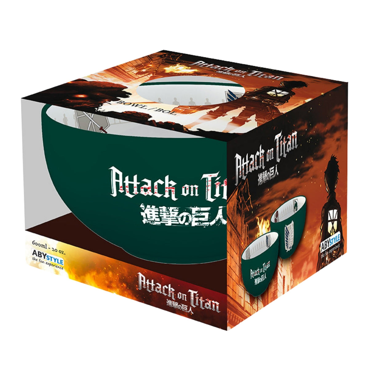 Bowl Verde Alas De La Libertad Abysse - Attack On Titan