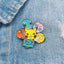 Broche / Pin 6 Pokemon - Pokemon