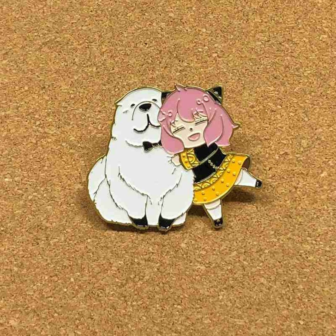 Broche / Pin Anya And Bond - Spy X Family