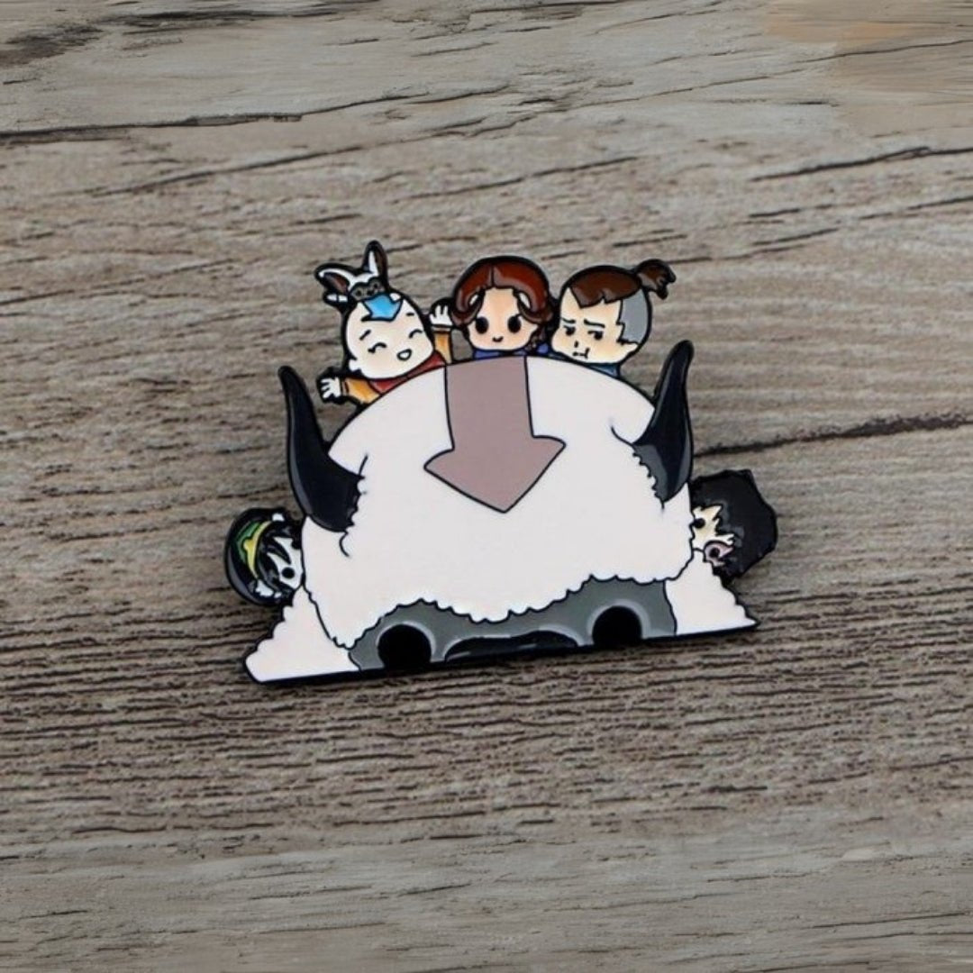 Broche / Pin Appa Con Personajes - Avatar