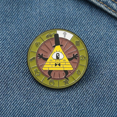 Broche / Pin Bill Cipher - Gravity Falls