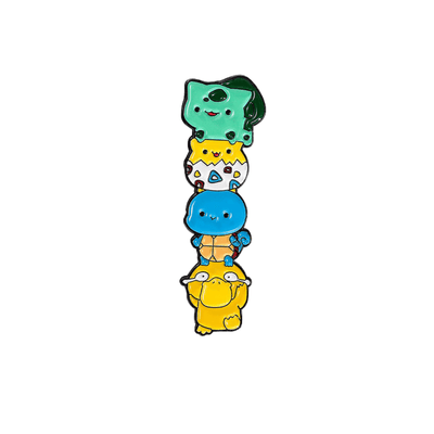 Broche / Pin Bulbasaur, Togepi, Squirtle Y Psyduck - Pokemon