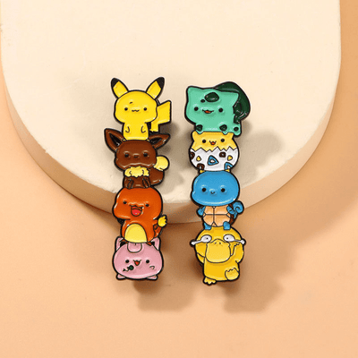 Broche / Pin Bulbasaur, Togepi, Squirtle Y Psyduck - Pokemon