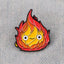 Broche / Pin Calcifer (Llamita) - Studios Ghibli