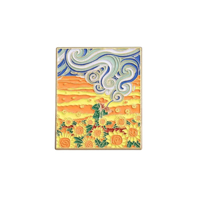 Broche / Pin Campo De Girasoles - Van Gogh