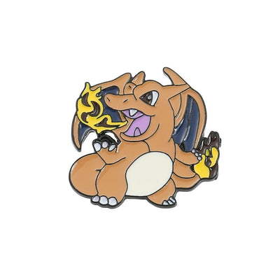 Broche / Pin Charizard Con Fuego - Pokemon