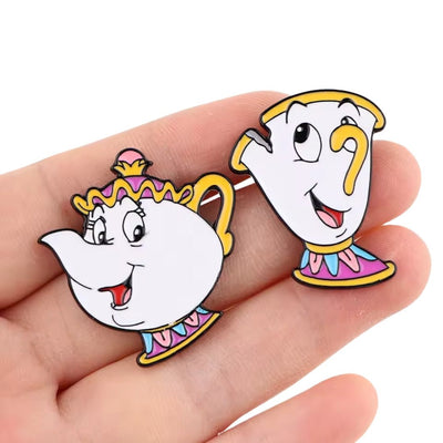 Broche / Pin Chip Bella Y Bestia - Disney