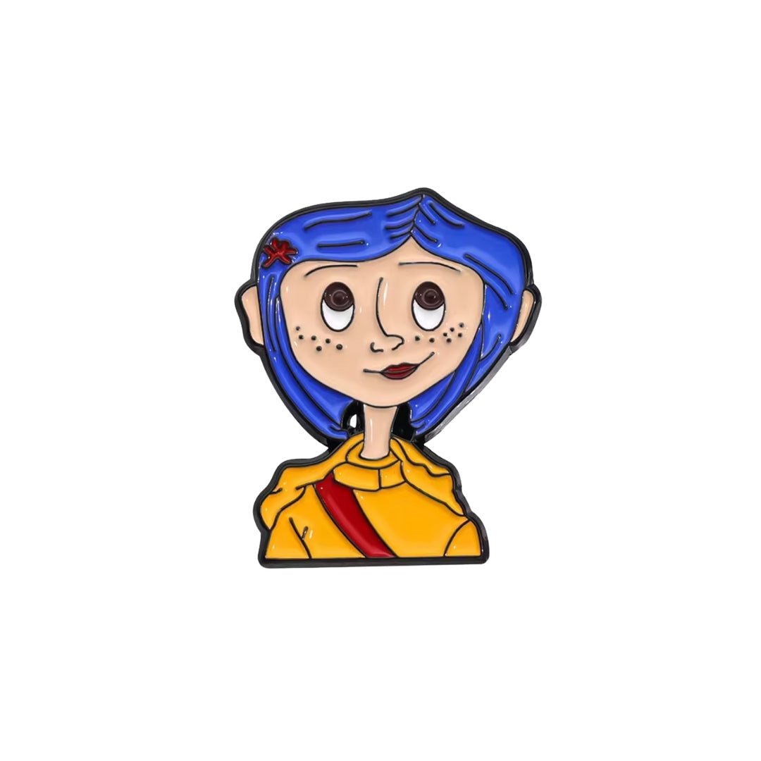 Broche / Pin Coraline Viendo Arriba - Coraline