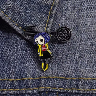 Broche / Pin Coraline Y Llave - Coraline