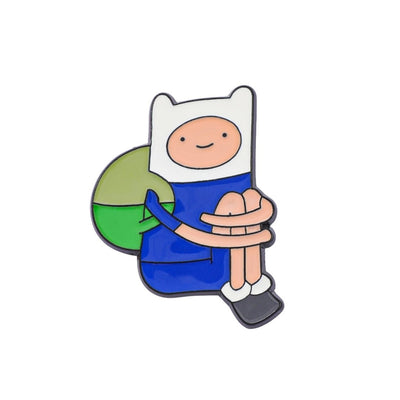 Broche / Pin Finn El Humano Sentado - Hora De Aventura