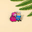 Broche / Pin Finn Y Princesa Chicle (Sentados) - Hora De Aventura