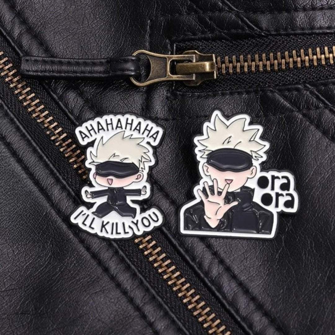 Broche / Pin Gojo I Wil K*Ll You - Jujutsu Kaisen