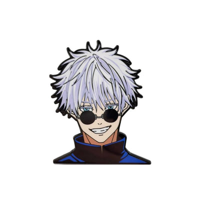 Broche / Pin Gojo Lentes Sonriente - Jujutsu Kaisen