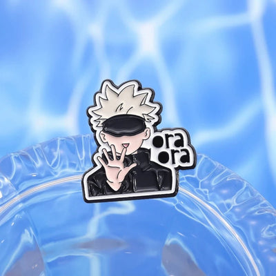 Broche / Pin Gojo Ora Ora - Jujutsu Kaisen